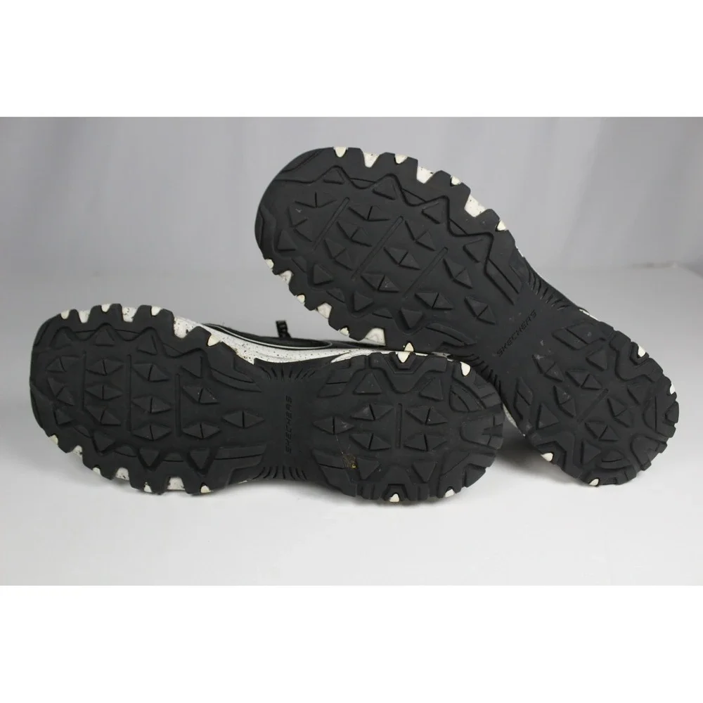 Skechers Trail Mens Black White Speckled Sole Running Shoes Sneakers 51486
